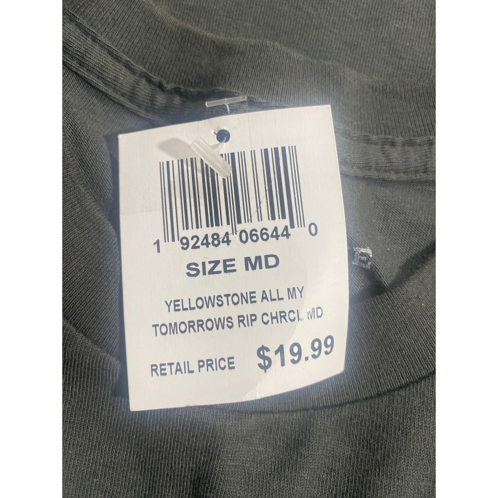Yellowstone TV Show Shirt Medium All Yours Graphic T-Shirt Charcoal Gray - Picture 8 of 8
